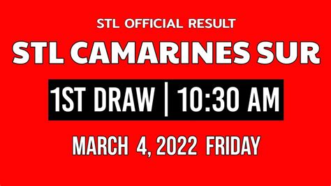 stl camarines sur|JULY 4 2022 Stl cam sur 1st draw = .